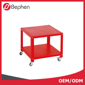 Household Metal Display Stand Shelving with Wheels